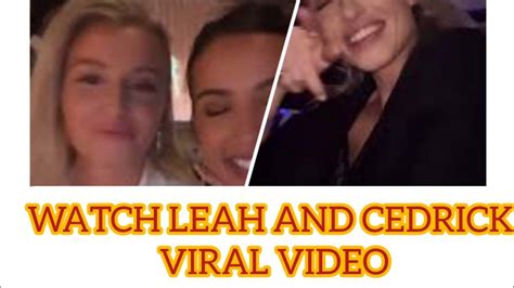 Leah and Cedric Leaked Video and Photo Goes Viral Online Sparking Mi.
